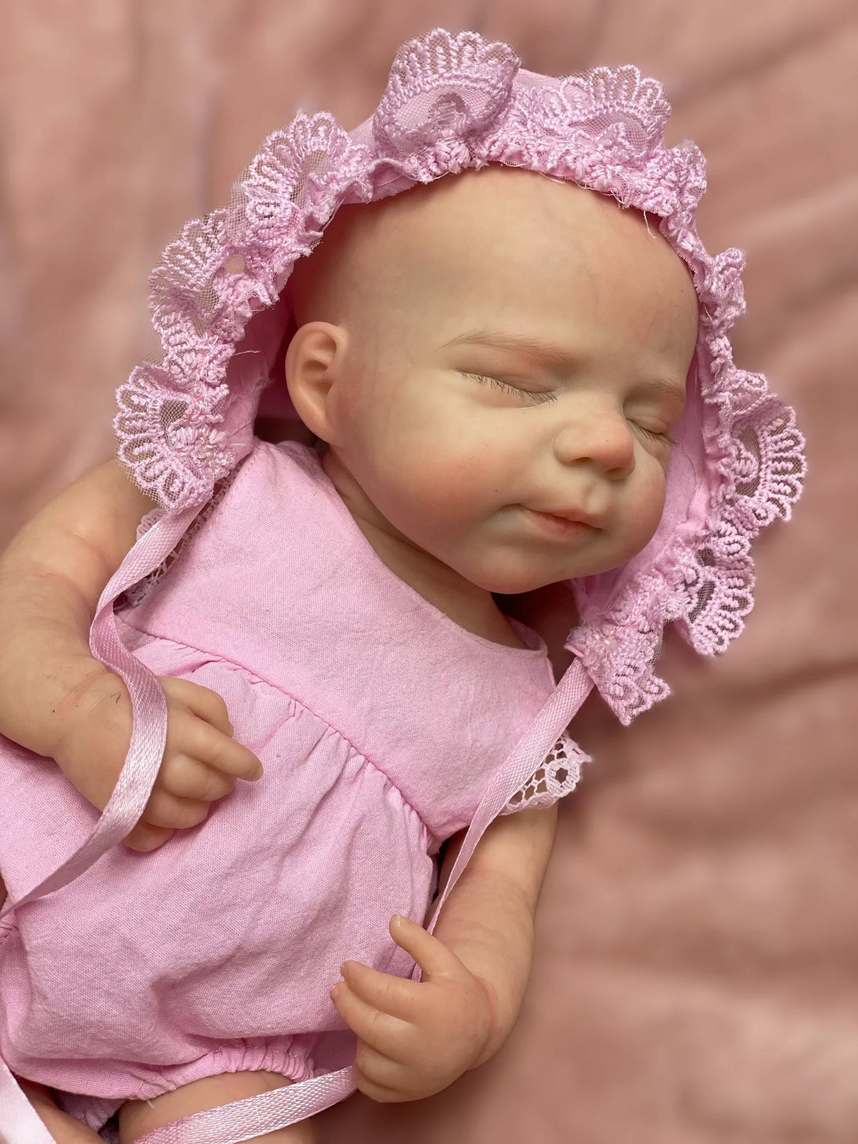 13Inch Close Eyes Pascale Solid Silicone Reborn Baby Girls With Princess Cloth Washable Soft Touch Handmade Bebe Reborn Girl - Lootquake