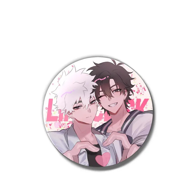 Anime Link Click Charles Lucas Jo Brooch Pin Badges Pins Cosplay Metal Brooches for Women Bag Accesorios Jewelry Fans Gifts - Lootquake