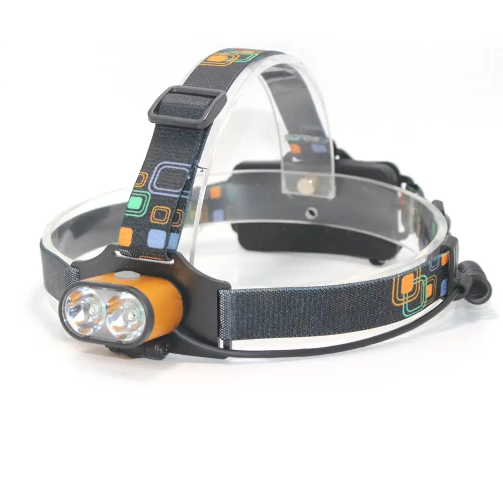 8000 lumen T6 Led lighting 2*T6 USB Hunting Headlamp Fishing Head light headlight Bike lights 3 Modes LED Headlight - Lootquake