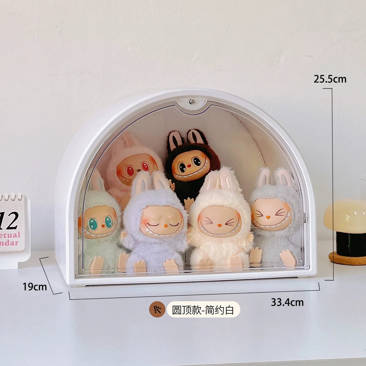 Labubu Display Box Cabinet Box Dustproof And Moisture-Proof Blind Box Toy Doll Display Stand Transparent Acrylic Storage Box