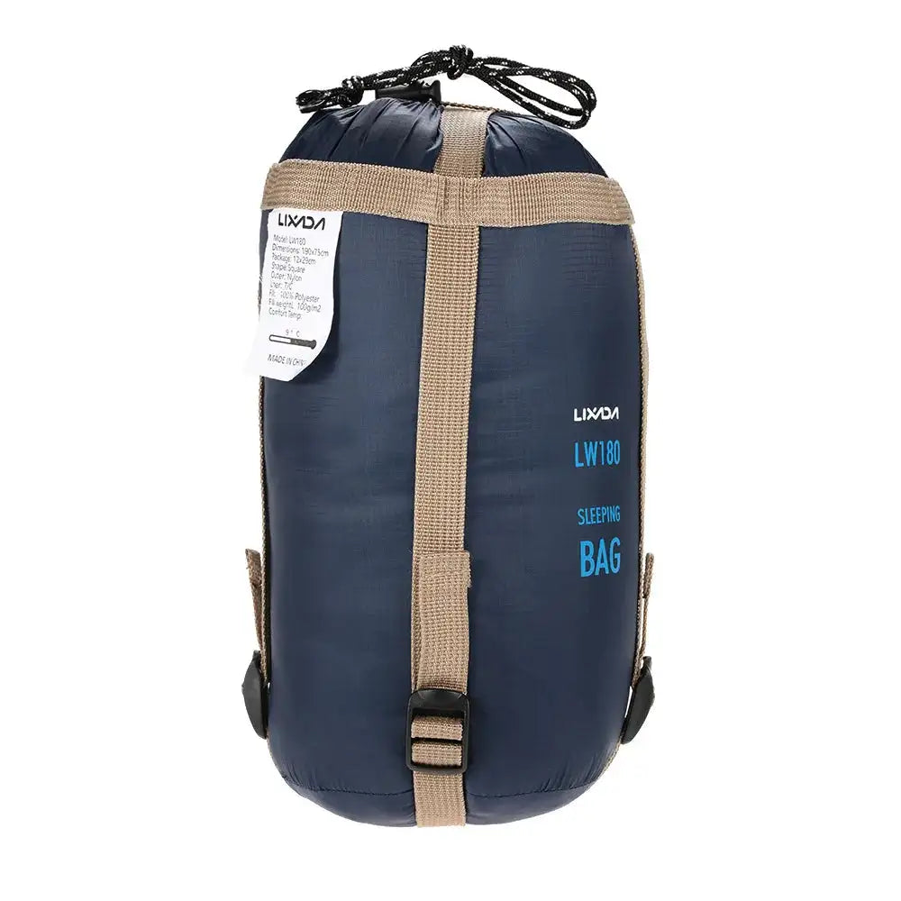 Saco de dormir portátil para exteriores Lixada de 190 x 75 cm, para acampar, viajar, senderismo, multifunción, ultraligero, 680 g, para mochileros.