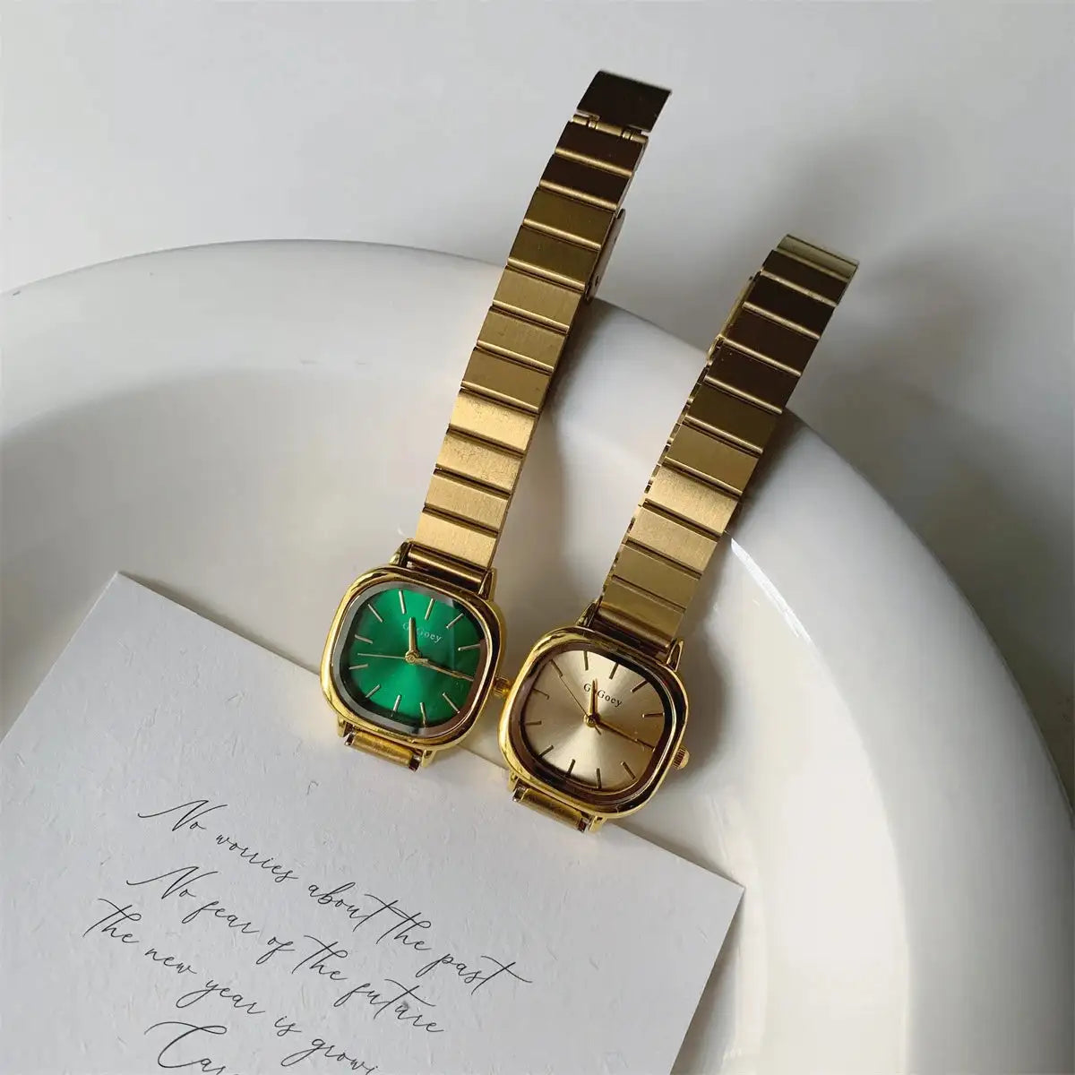 2024 Hot Brand Stainless Steel Strap Watch Women Luxury Gift Quartz Wristwatch Student Fashion Simple Square Quartz Watches - Lootquake