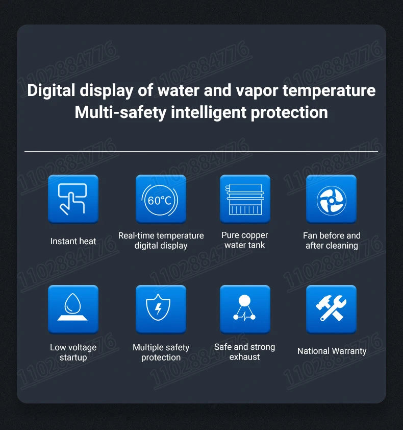 Chauffe-eau instantané portable DIVEDEER 8L/12L/16L/18L, chauffe-eau mural sans réservoir à gaz GPL, affichage numérique, chauffage rapide