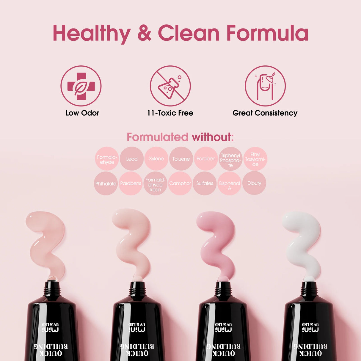 ROSALIND Poly Nail Gel Semi Permanent Acrylic Nail Art Hybrid Varnishes Poly Crystal Nail Polish Top Base Coat Need UV/LED Lamp