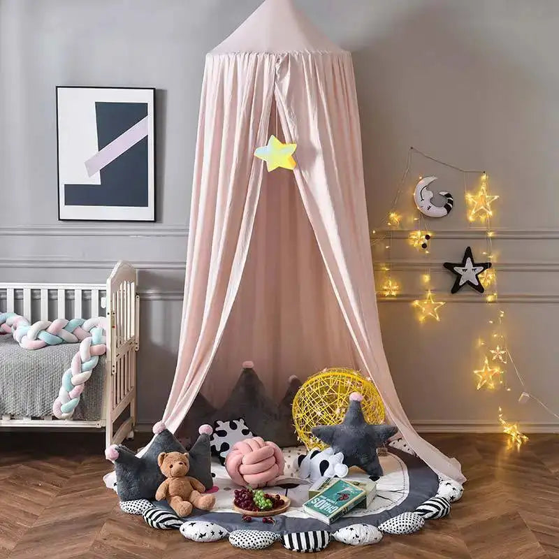 Kids Mosquito Net Baby Crib Curtain Hanging Tent Bed Decor Girl Princess Hanging Bed Canopy Living Corner Play Reading NookDecor - Lootquake
