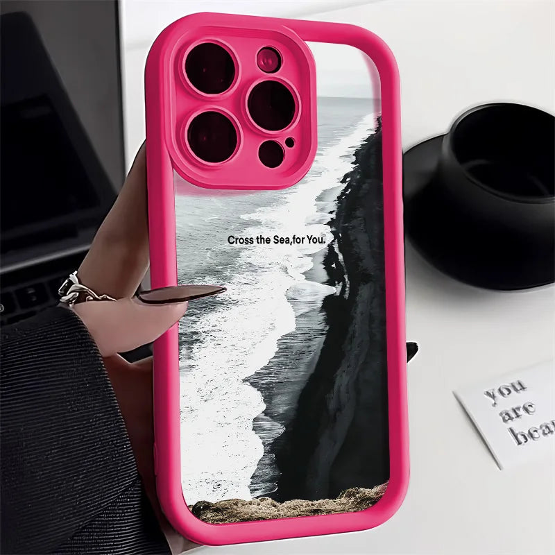 Funda para teléfono con arte de pintura al óleo