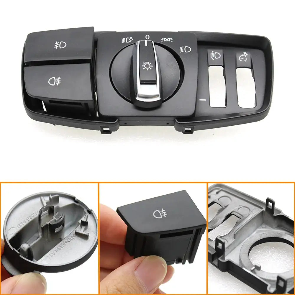 Dashboard Headlamp Headlight Switch Rotary Button Cover Panel Replacement For BMW 1 2 3 4 Series F20 F21 F22 F23 F30 F34 F32 F36 - Lootquake