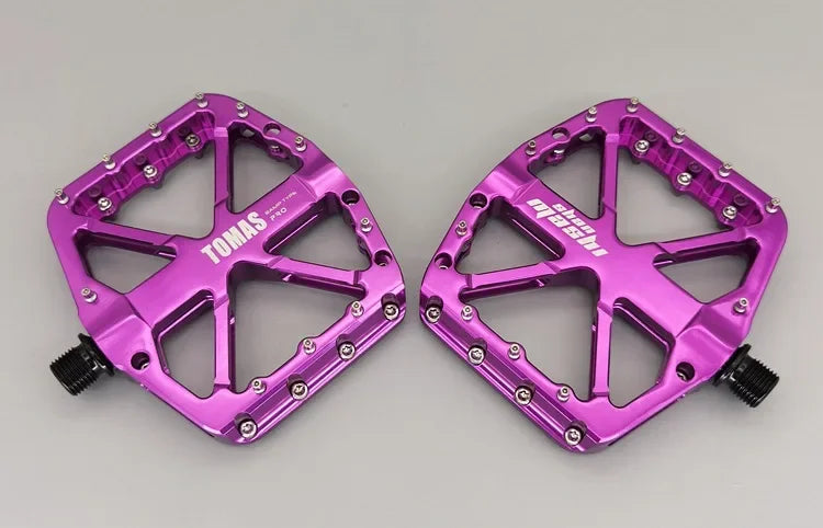 2025 New Bike Pedals MTB Mountain Road Flat Non-slip CNC 3 Sealed Bearings Green Bicycle Pedals Route Cycling Accessories