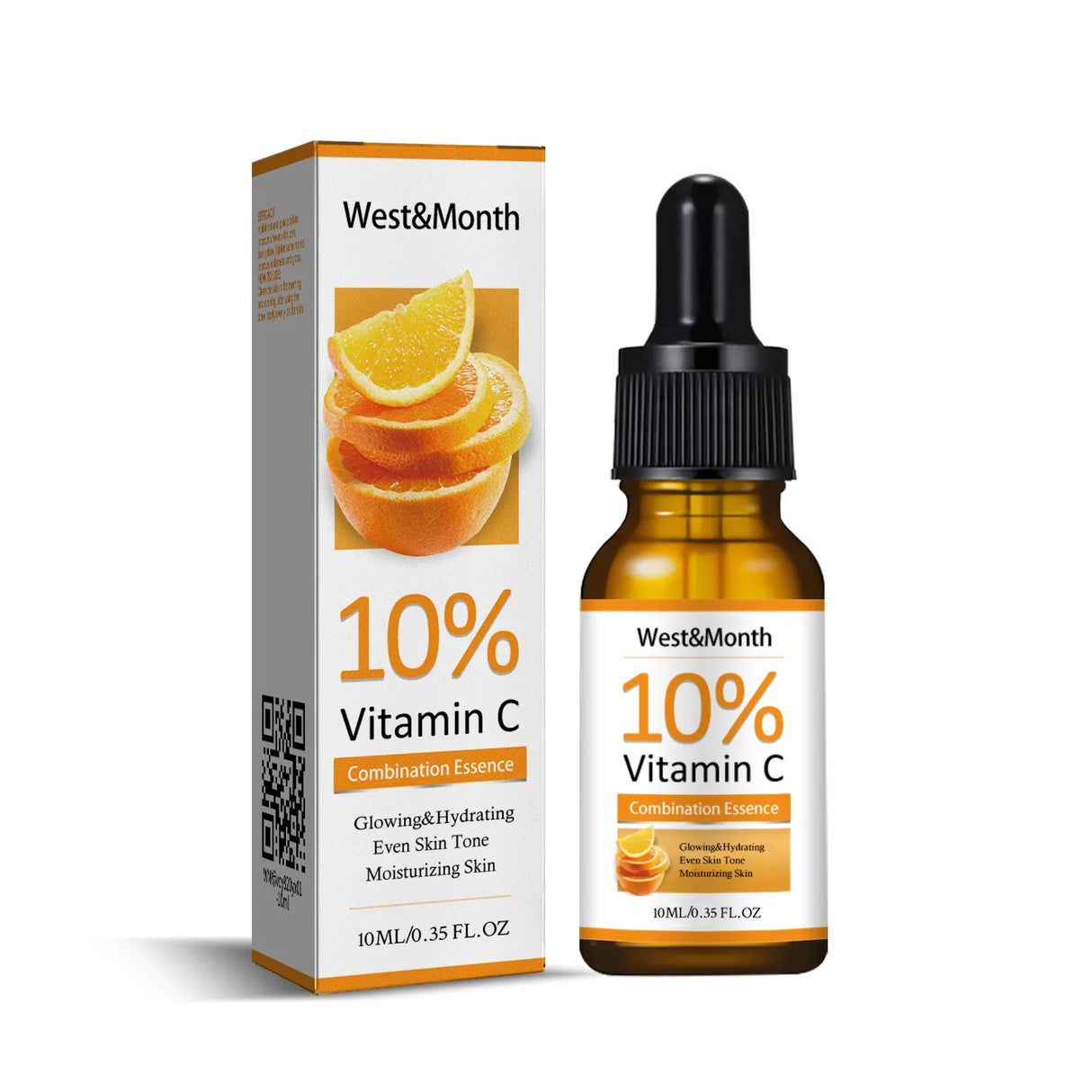 Suero de vitamina C para rostro, ácido hialurónico, aclara manchas oscuras, quemaduras solares, antioxidante, elimina arrugas, reduce los poros, cuidado de la piel.