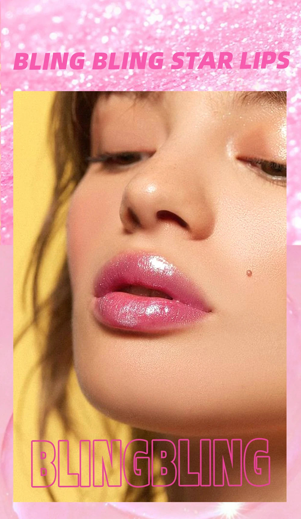 QIBEST - Bálsamo labial mágico con cambio de color cálido, brillo labial transparente, hidratante, brillo labial brillante, cosméticos para labios