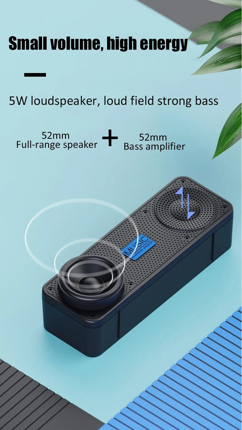 Altavoz inteligente creativo inalámbrico Bluetooth S18, audio para teléfono móvil, computadora, subwoofer para exteriores, radio conveniente