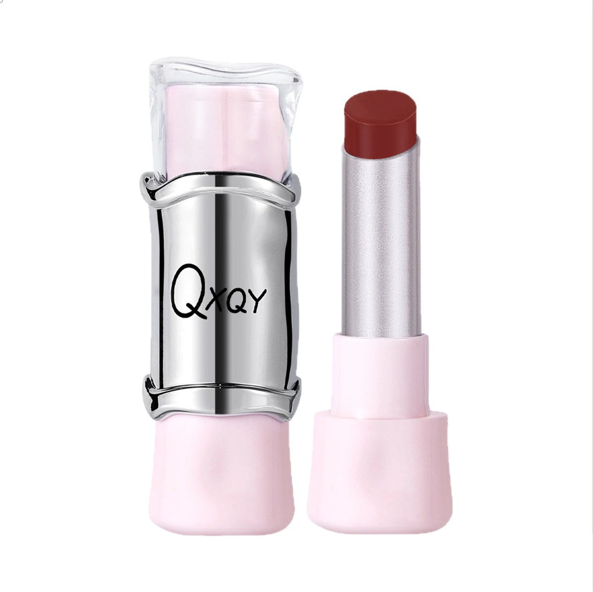 QXQY GLOSSY JELLY LIPSTICK - Brillant à lèvres effet miroir, hydratant et longue tenue, brillant à lèvres nude pour des lèvres pulpeuses et éclatantes (sans maquillage)