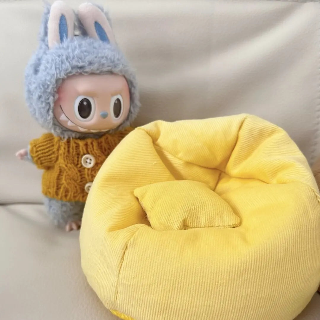 Vêtements de la série Big Into Energy de Labubu 3.0. Mini canapé paresseux de Labubu. Accessoires de Labubu.