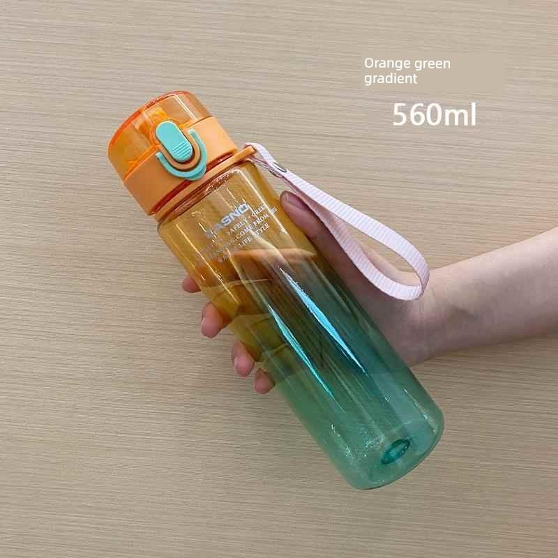 Casino Frosted Sports Water Cup Plastic Handy Cup Men and Women Creativity Portable Student Kettle with Lid Sports Bottle