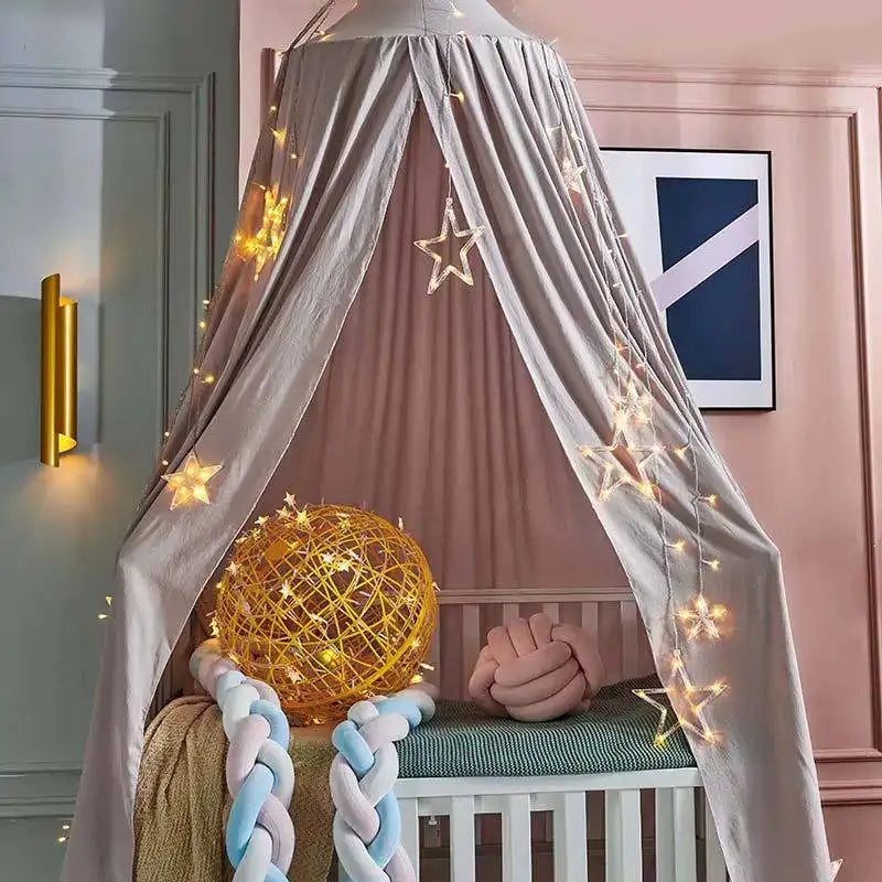 Kids Mosquito Net Baby Crib Curtain Hanging Tent Bed Decor Girl Princess Hanging Bed Canopy Living Corner Play Reading NookDecor - Lootquake