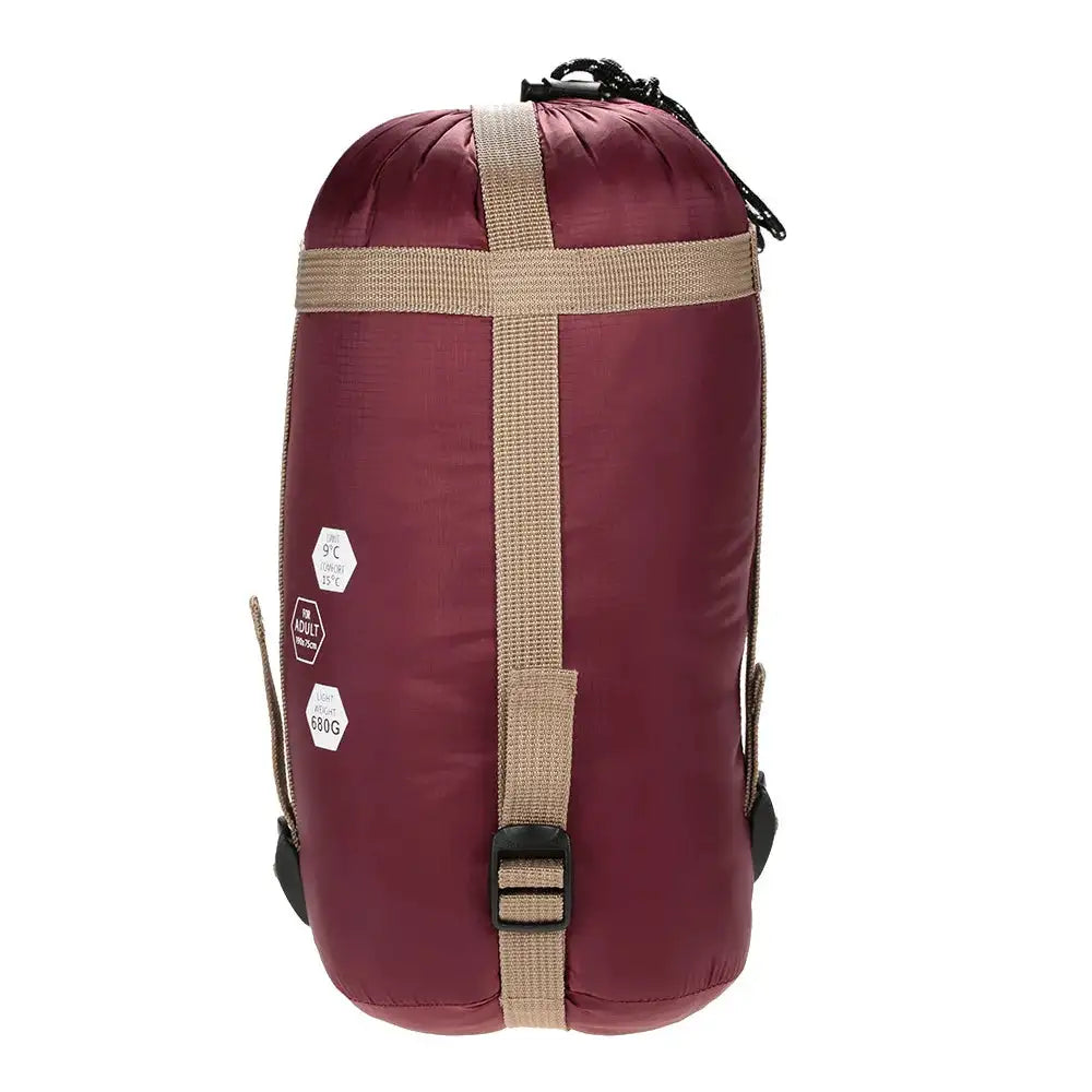 Saco de dormir portátil para exteriores Lixada de 190 x 75 cm, para acampar, viajar, senderismo, multifunción, ultraligero, 680 g, para mochileros.