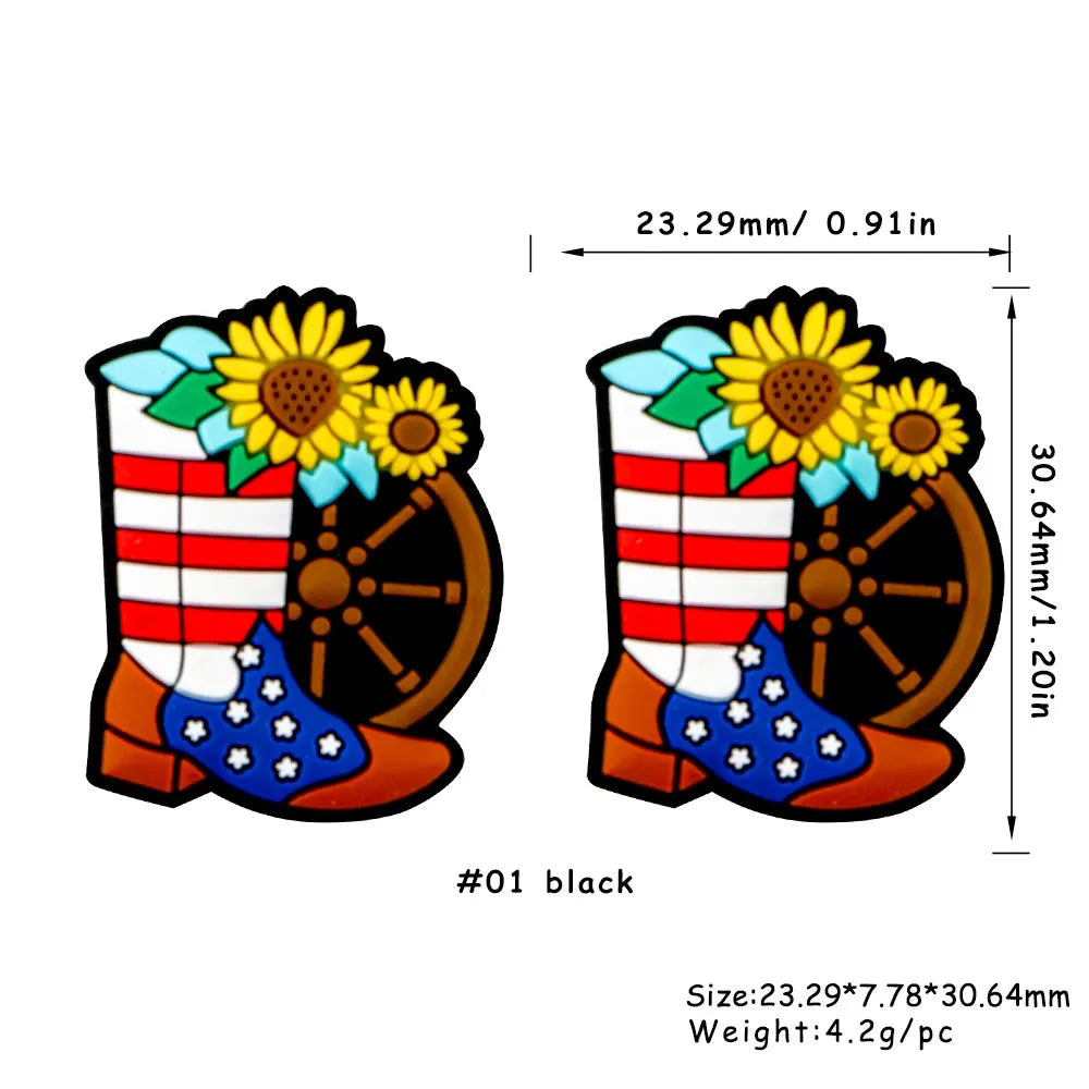 Kovict 5/10Pcs New Focal Silicone Beads Easter Series Bead For Jewelry Making DIY KeyChain Bracelet Necklace Pen Accessories - Lootquake