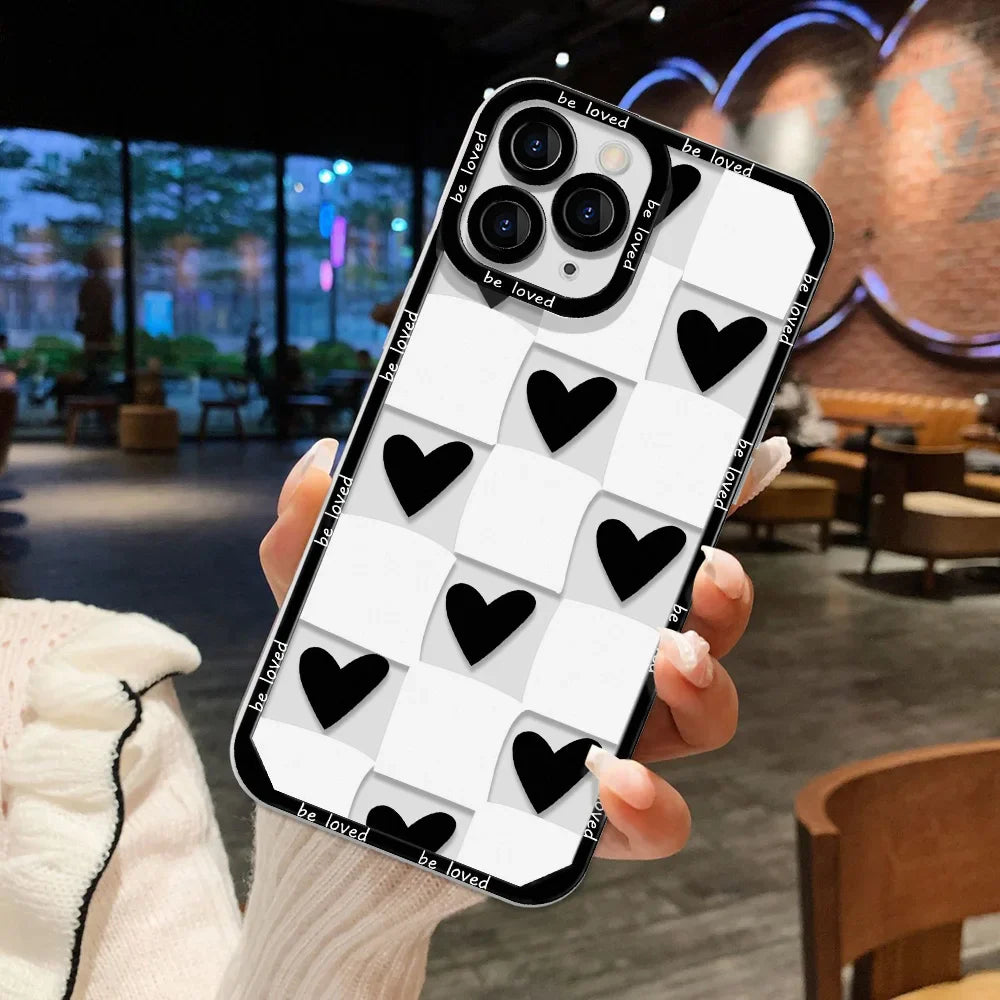 Funda para teléfono con corazón de amor