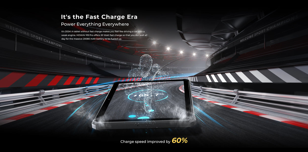 Tablette robuste HOTWAV R9 Pro 11 pouces FHD+ 2K, batterie de 20 080 mAh, Android 14, 6 Go, 256 Go, appareil photo, 4G, version internationale