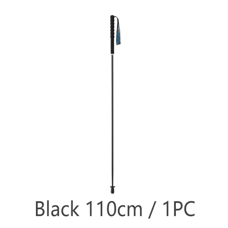 110g Ultra Light Weight Trekking Poles Folding Hiking Sticks Portable Carbon Fiber Collapsible Nordic Walking Cane Sticks Bags - Lootquake