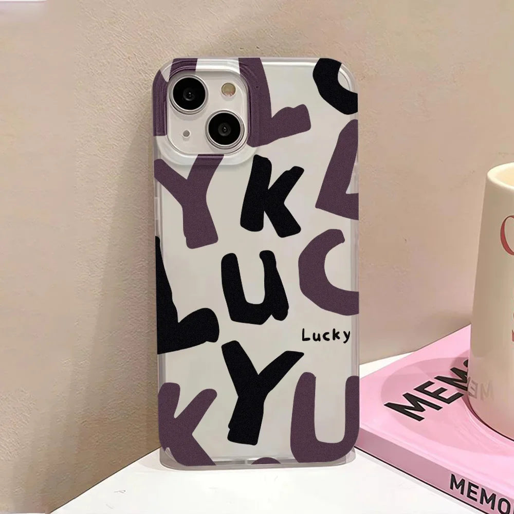 Funda para iPhone con estampado de leopardo negro