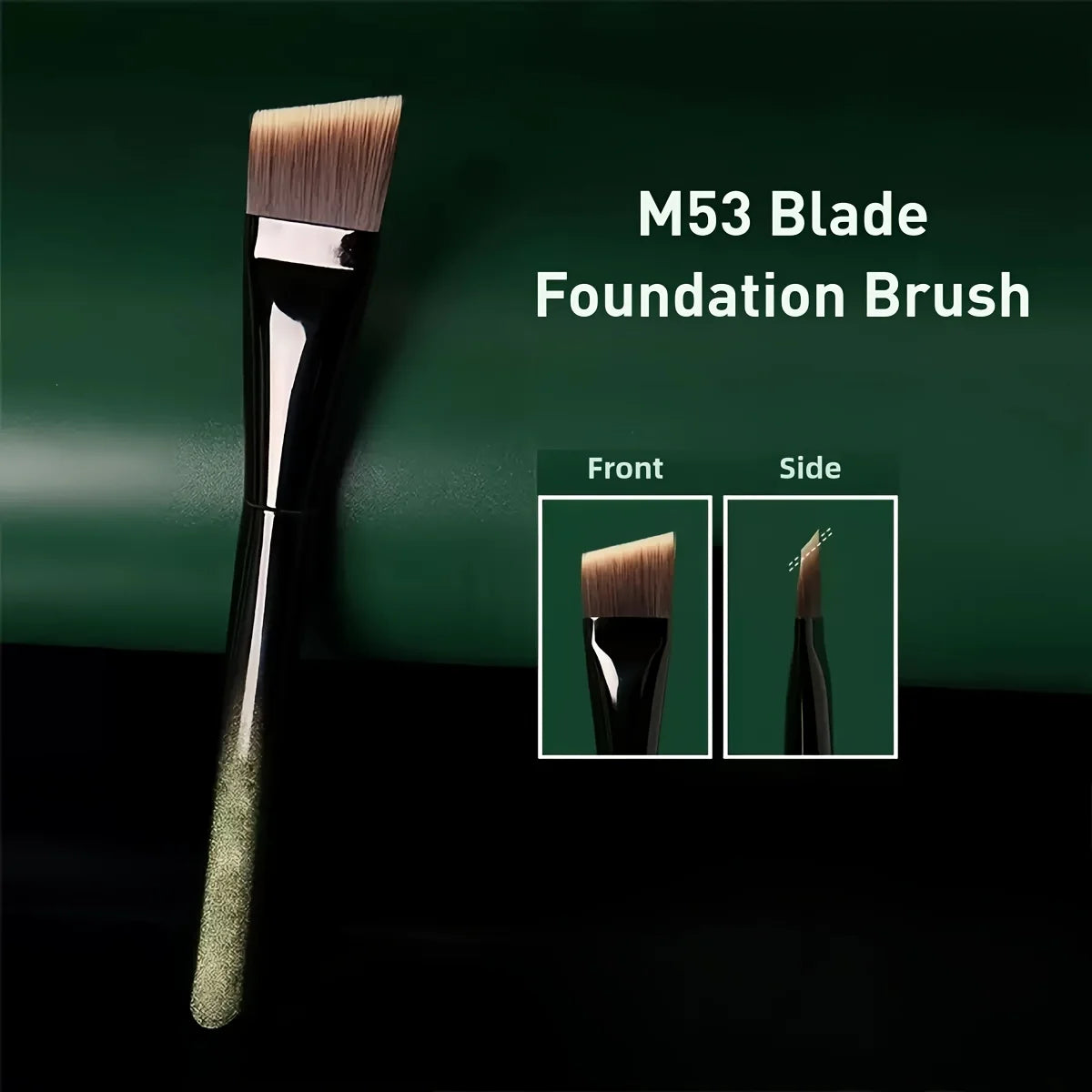 Brocha para base de maquillaje, brocha para base de maquillaje en polvo de color degradado, brocha para tratamiento en ángulo biselado, herramientas profesionales de belleza, brocha de maquillaje