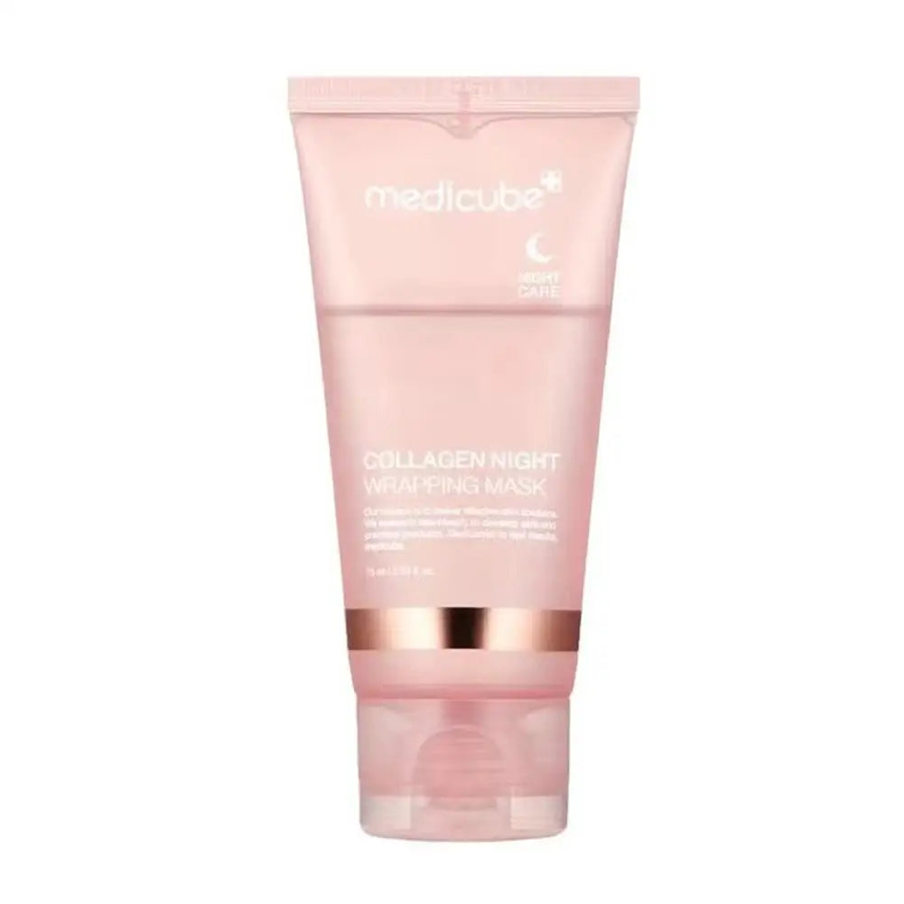 Mascarilla facial peel-off de colágeno para noche (75 ml), mascarilla coreana de noche para hidratación profunda, cuidado de la piel y reparación.