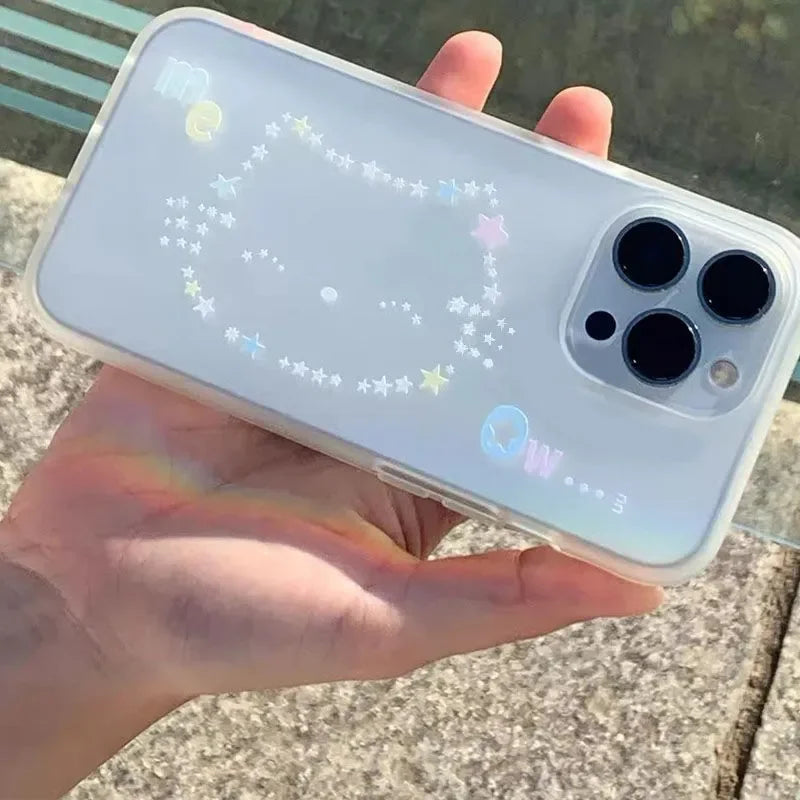 Cartoon Star Cat Kawaii Phone Case