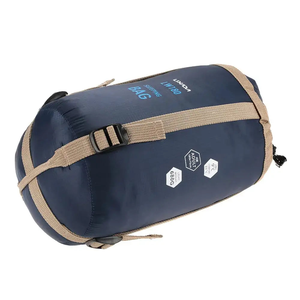 Saco de dormir portátil para exteriores Lixada de 190 x 75 cm, para acampar, viajar, senderismo, multifunción, ultraligero, 680 g, para mochileros.
