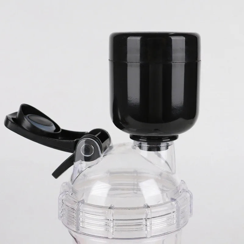 Portable Protein Powder Dispenser Food Grade PP Supplement Container for Gym Fitness Travel Sports Pre Workout Shaker Bottle