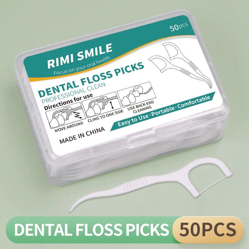 50/150/300/600/1000 PCS dental floss sticks oral care tools