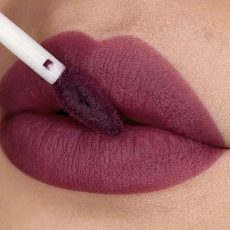 Rouge à lèvres mat nude, 12 couleurs, longue tenue, velours, waterproof, anti-décoloration, antiadhésif, maquillage pour femmes