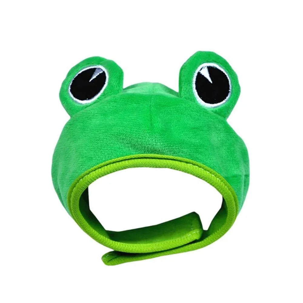 Halloween Easter Pet Costume Novelty Crab Lobster Frog Hat for Cat Puppy Hat Dog Cap Soft Headgear for Birthday Party Photo Prop - Lootquake