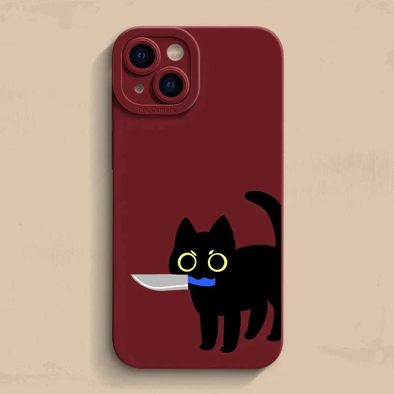 Creative Funny Cat Phone Case