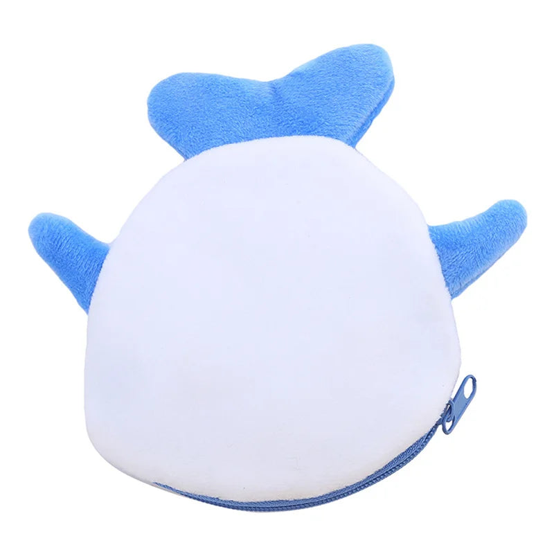 Cute Cartoon Whale Shark Coin Purse Kawaii Wallet Portable Plush Coin Bag Key Earphone Coin Organizer Pouch Zipper Bag Kids Gift - Lootquake