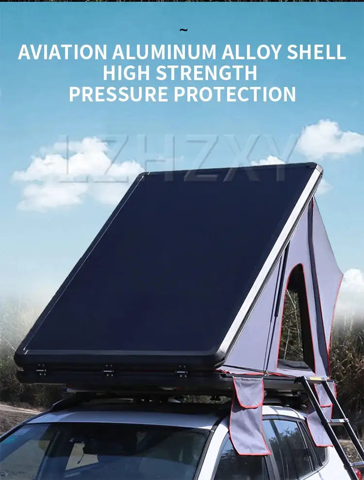 Hot Selling Cheap Traveling Waterproof Hard Shell Camp Outdoor Car Roof Top Tent with Aluminum Frame - Lootquake