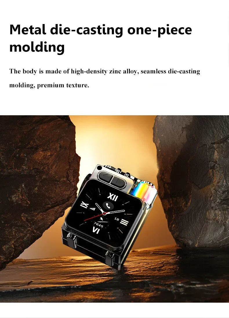 Mini haut-parleur Bluetooth intelligent à écran tactile, lecteur audio portable, appel mains libres sans fil, boîte à musique MP3, prise en charge de la lecture TF, contrôle par application