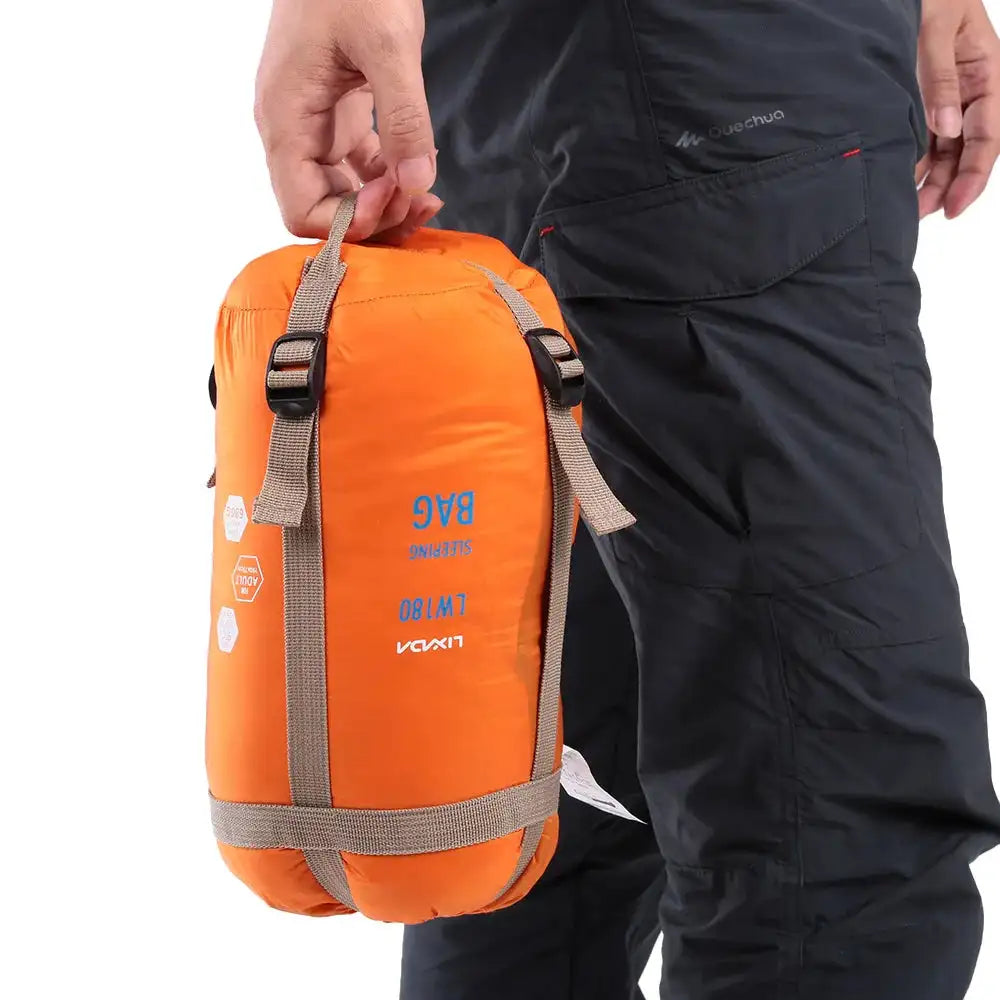 Saco de dormir portátil para exteriores Lixada de 190 x 75 cm, para acampar, viajar, senderismo, multifunción, ultraligero, 680 g, para mochileros.