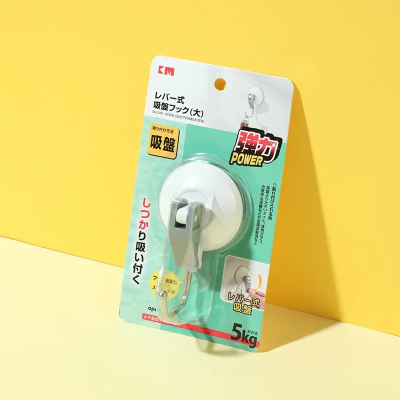 Organizador de almacenamiento para el hogar con gancho de succión y potencia de vacío fuerte con estilo único