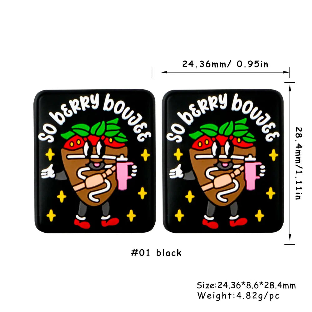 Kovict 5/10Pcs New Focal Silicone Beads Easter Series Bead For Jewelry Making DIY KeyChain Bracelet Necklace Pen Accessories