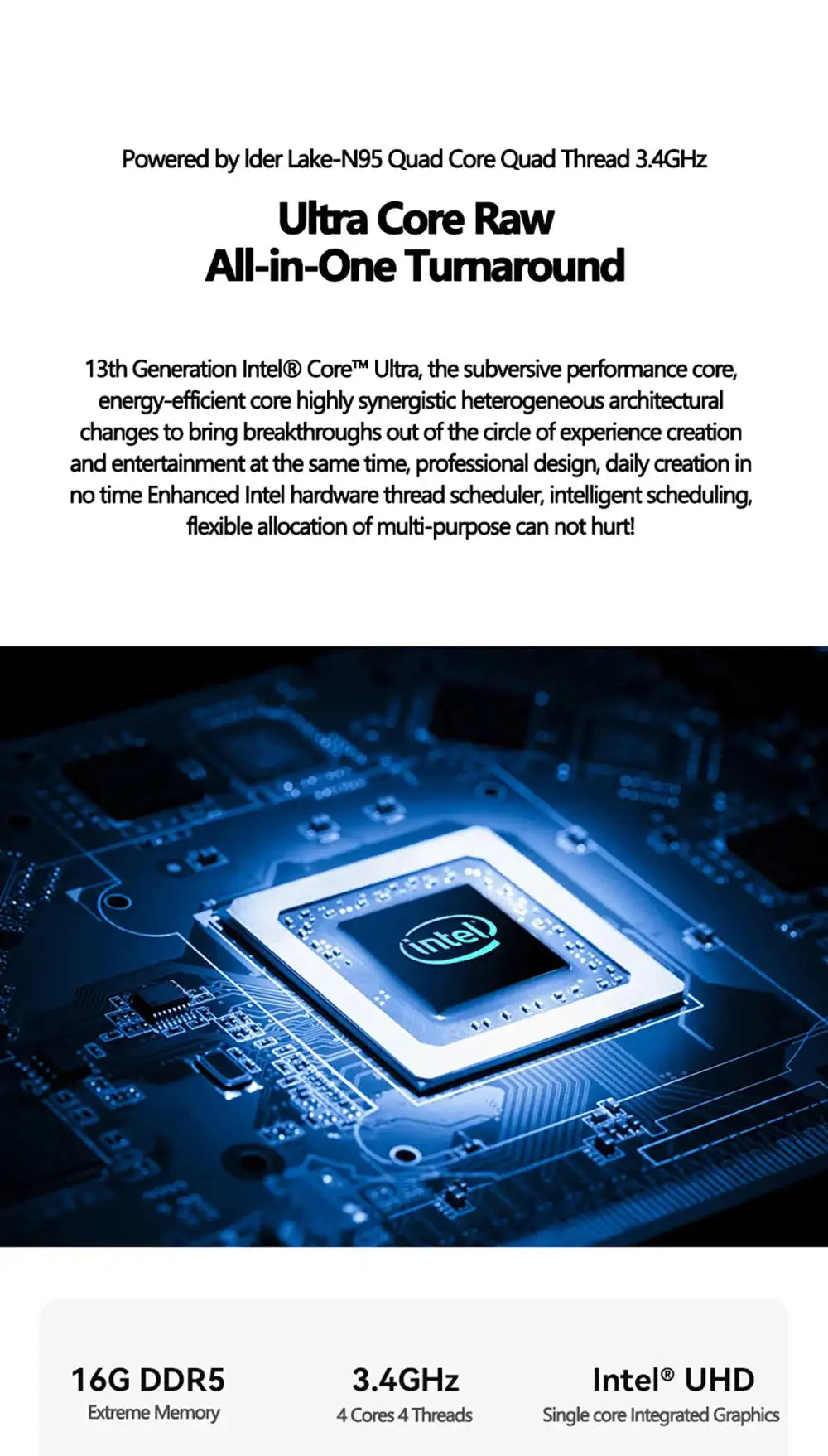 2 in 1 Touch Screen 10.95 Inch 360° Flip Laptop Intel N95 Win 11 Pro 16GB DDR5 2TB SSD Metal for Office Gaming Mini Notebook PC - Lootquake