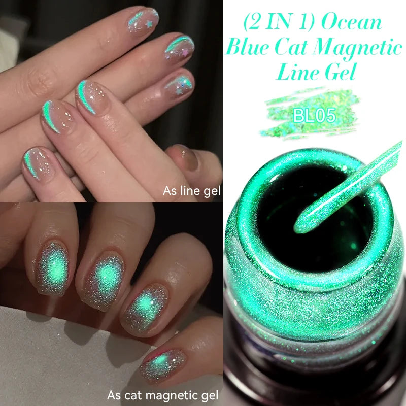 Esmalte de uñas en gel delineador LILYCUTE de 5 ml con efecto francés semipermanente UV LED.
