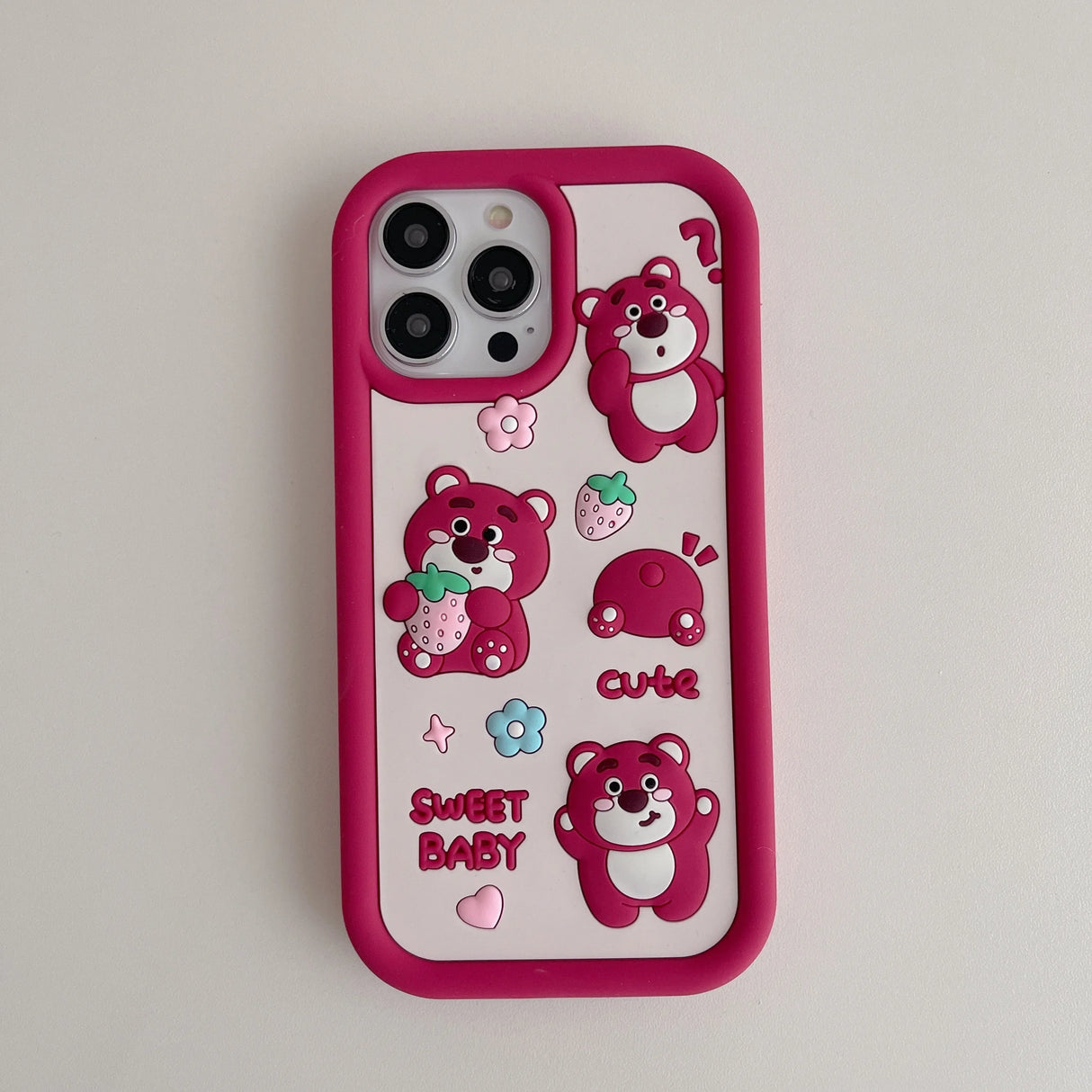 Cartoon Strawberry Melody Kuromi Lotso Phone Case
