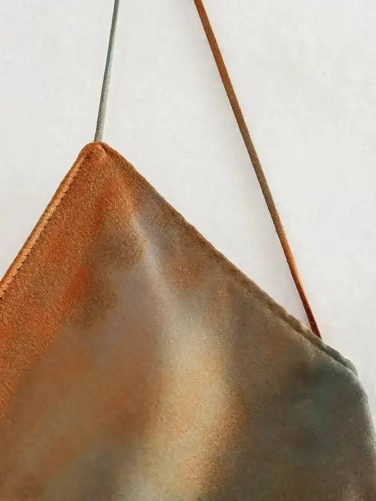 2023 New Women's Elegant Sexy Long Dress V-neck Open-back Rainbow Printing Tank Dress Sleeveless Summer Fashion