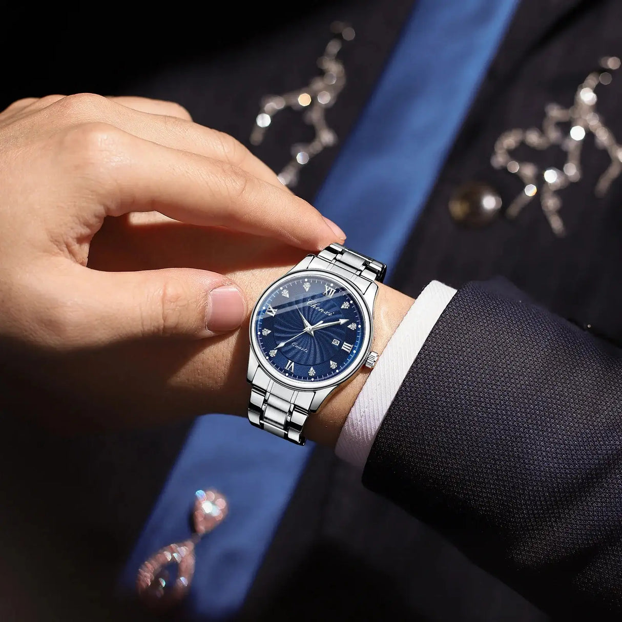 Luxury Watches For Men 2025 New CHENXI Fashion Casual 39mm Dial Waterproof Date Quartz Watch Man Original Reloj Hombre - Lootquake