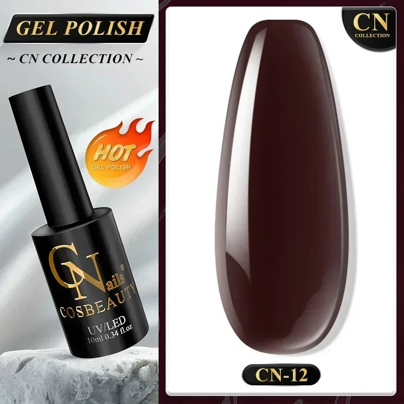 Esmalte de uñas CNails sin necesidad de limpiar, capa superior de gel transparente, capa base de gel, barniz de secado rápido, capa superior UV/LED, accesorios para decoración de uñas, esmalte de uñas mate
