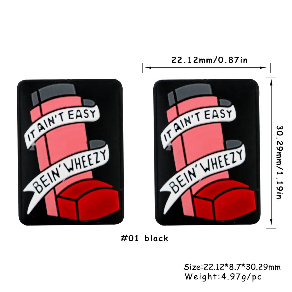 Kovict 5/10Pcs New Focal Silicone Beads Easter Series Bead For Jewelry Making DIY KeyChain Bracelet Necklace Pen Accessories - Lootquake