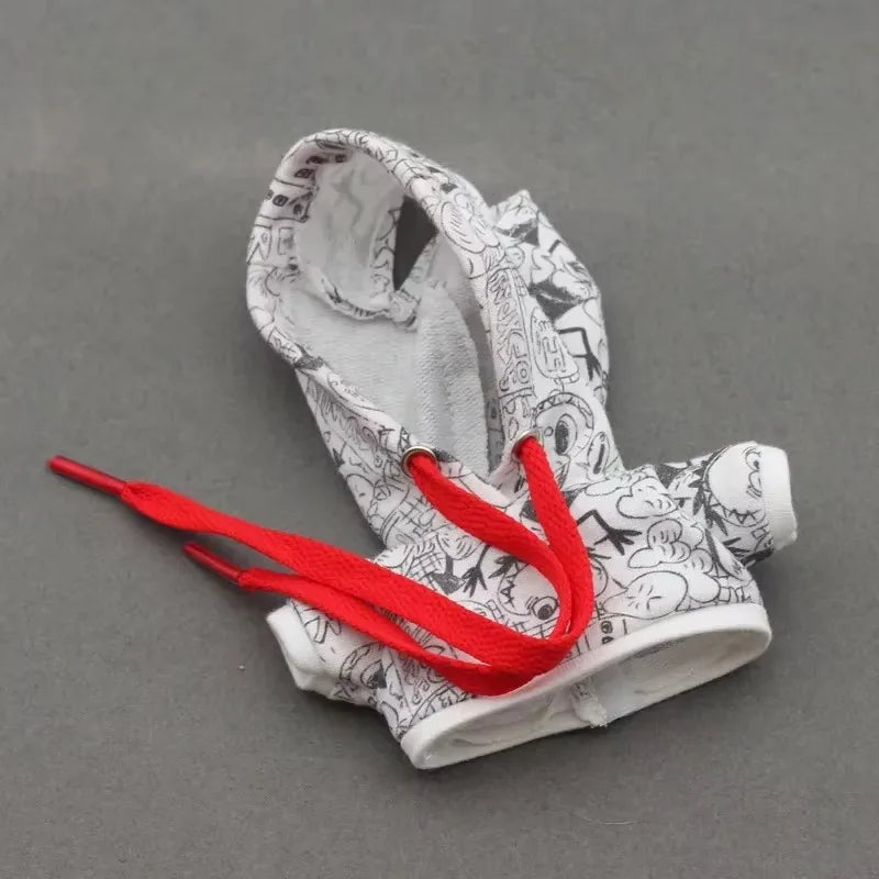 Labubu V1 V2 génération poupée imprimé sweat à capuche décontracté marque de mode cardigan chapeau de pêcheur vêtements de travail cadeau d'anniversaire