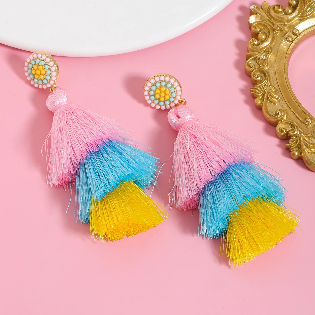 Best Lady Easter Earrings Alloy Pearls Rabbit Egg Shells Chicken Letters Tassels Various Options For You To Match - Lootquake