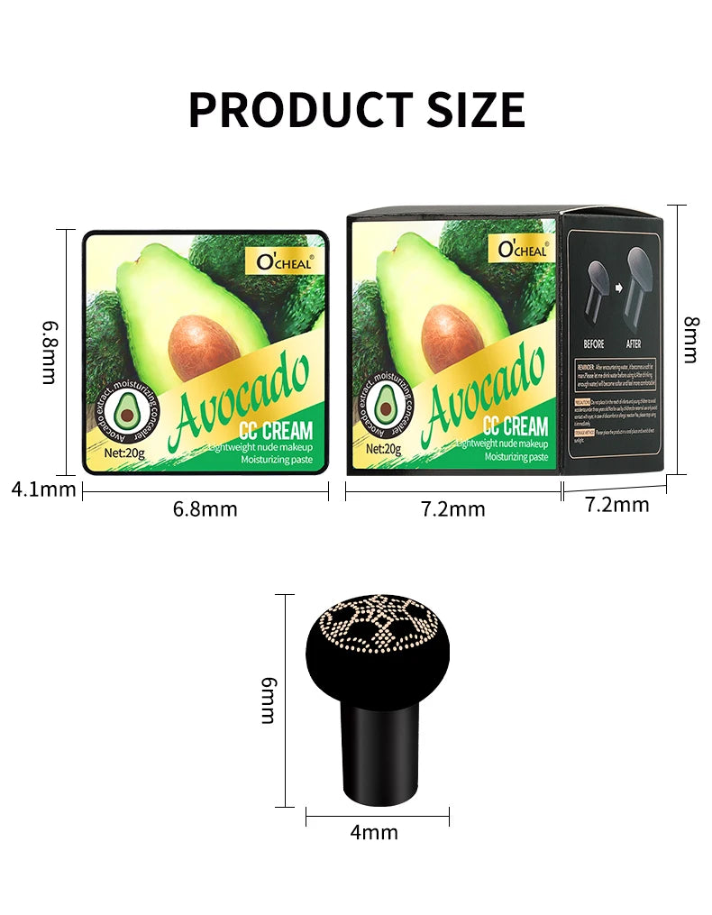 Fond de teint léger à coussin d'air CC crème anti-cernes hydratant naturel teint uniforme contour longue tenue maquillage cosmétiques